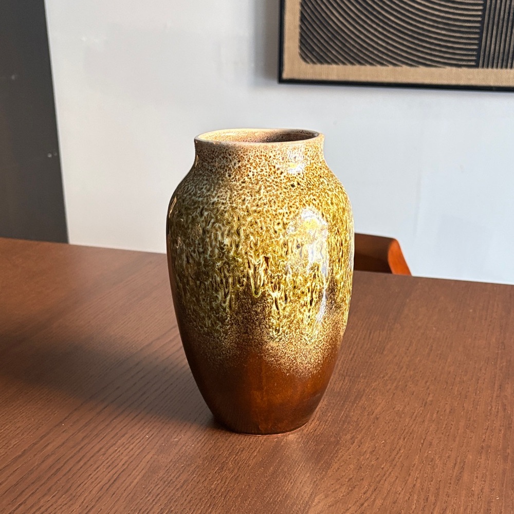 Carstens Toennieshof MCM - Vintage West German Ceramic Fat Lava Glaze Vase